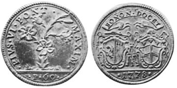 2 Doppie D´oro 1778-1781