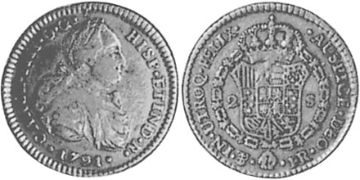 2 Escudos 1791