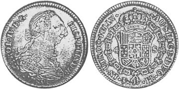 4 Escudos 1789-1790