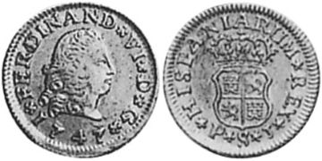 1/2 Escudo 1746-1747