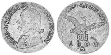 3 Groschen 1800-1807