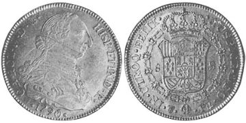 8 Escudos 1789-1790