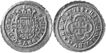 2 Escudos 1711-1718