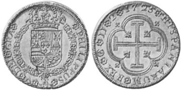 2 Escudos 1725