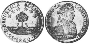 2 Soles 1830-1831