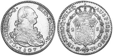2 Escudos 1788-1808