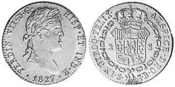 2 Escudos 1815-1833