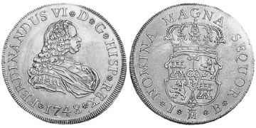 4 Escudos 1747-1749