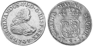 4 Escudos 1747-1749
