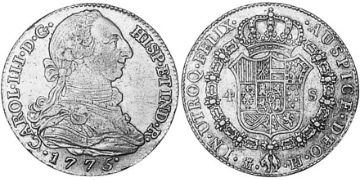 4 Escudos 1772-1785