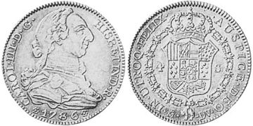 4 Escudos 1786-1788