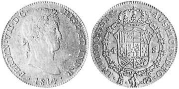 4 Escudos 1814-1824
