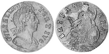 1/2 Penny 1699-1701