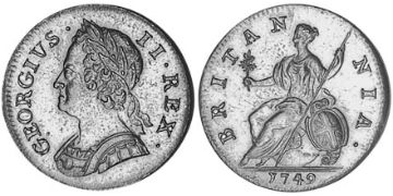 1/2 Penny 1746-1754