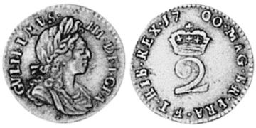 2 Pence 1699-1701