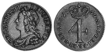 4 Pence 1729-1760
