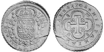 8 Escudos 1701-1719