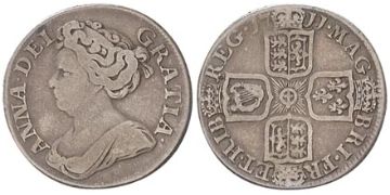 Shilling 1710-1711
