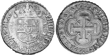 8 Escudos 1719-1729