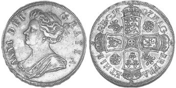 1/2 Crown 1706-1707