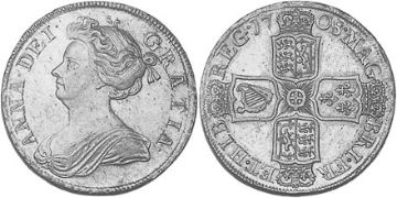 1/2 Crown 1707-1713