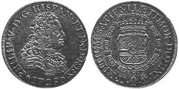 8 Escudos 1729-1730