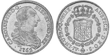 8 Escudos 1762