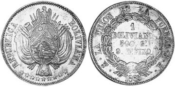 Boliviano 1864-1868