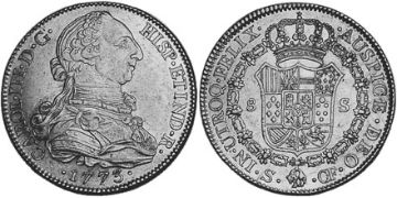 8 Escudos 1772-1784