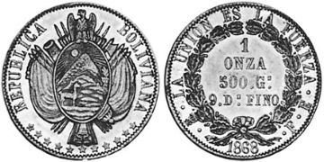 Onza 1868