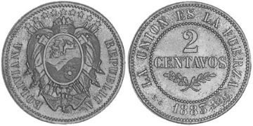 2 Centavos 1883