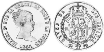 10 Reales 1840-1845