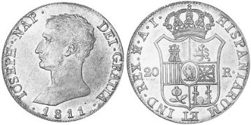 20 Reales 1808-1813