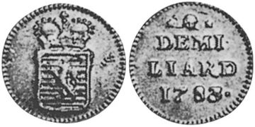 1/2 Liard 1783-1789