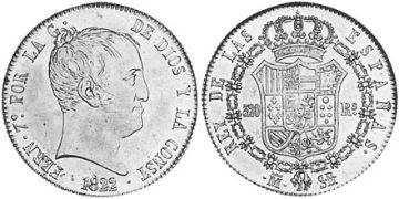 320 Reales 1822-1823