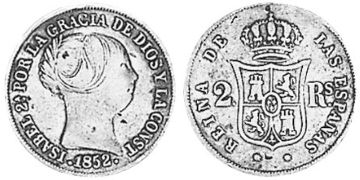 2 Reales 1852-1855