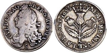 5 Shillings 1695-1701