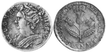 5 Shillings 1705-1706