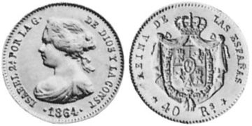 40 Reales 1864