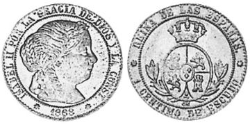 Centimo 1866-1868