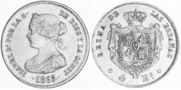 4 Escudos 1865-1868