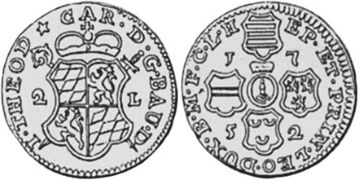 2 Liards 1750-1752