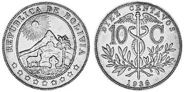 10 Centavos 1935-1936