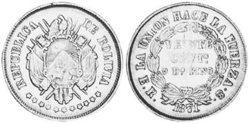 20 Centavos 1871