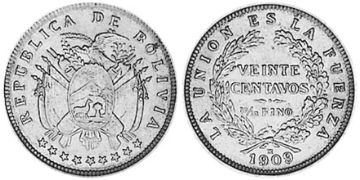 20 Centavos 1909
