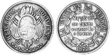 50 Centavos 1873