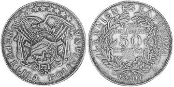 50 Centavos 1900