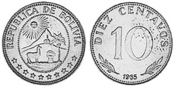 10 Centavos 1965-1973
