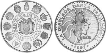 10 Bolivianos 1997