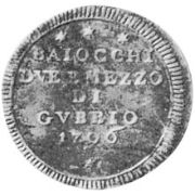 2-1/2 Baiocchi 1796